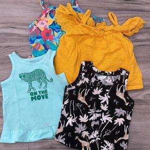 Assorted girls tank tops